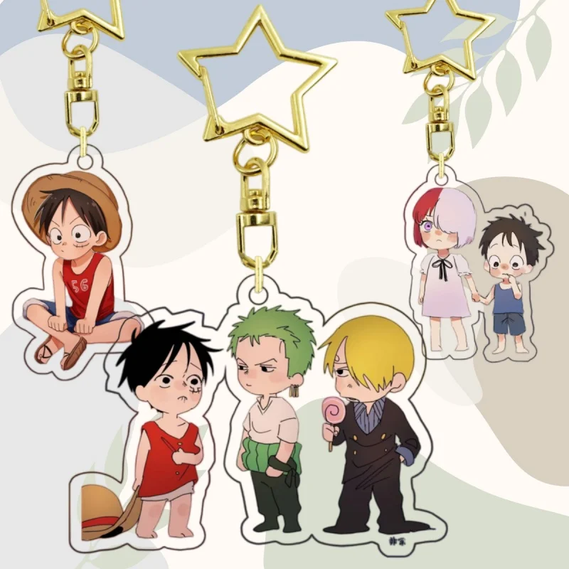 Q Version Anime Acrylic Keychain for One Piece Monkey D. Luffy Roronoa Zoro Sanji Anime Collection Peripheral Ornament Present
Q Version Anime Acrylic Keychain for One Piece Monkey D. Luffy Roronoa Zoro Sanji Anime Collection Peripheral Ornament Present