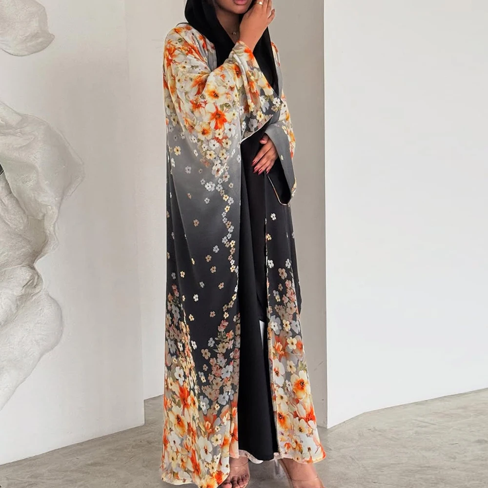 Eid Floral Print Muslim Abaya Kimono Cardigan Dubai Open Abayas Kebaya Ramadan Islam Jalabiya Women Long Dress Ramadan Kaftan
Eid Floral Print Muslim Abaya Kimono Cardigan Dubai Open Abayas Kebaya Ramadan Islam Jalabiya Women Long Dress Ramadan Kaftan