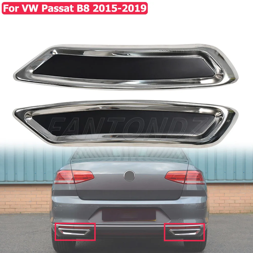 For VW Passat B8 Saloon/Estate 2015-2018 Rline Rear Exhaust Modification Chrome Exhaust Diffuser Frame Tuning Highline TSU FSU 
For VW Passat B8 Saloon/Estate 2015-2018 Rline Rear Exhaust Modification Chrome Exhaust Diffuser Frame Tuning Highline TSU FSU