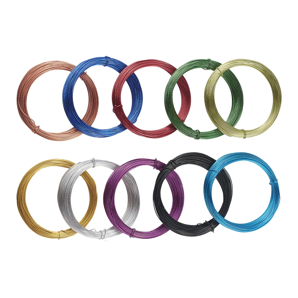 10 Rolls Aluminum Wire DIY Craft Electrophoresis Line Jewelry Accessories Soft Durable Rustproof Beading Wire Wrapped Pendants
10 Rolls Aluminum Wire DIY Craft Electrophoresis Line Jewelry Accessories Soft Durable Rustproof Beading Wire Wrapped Pendants