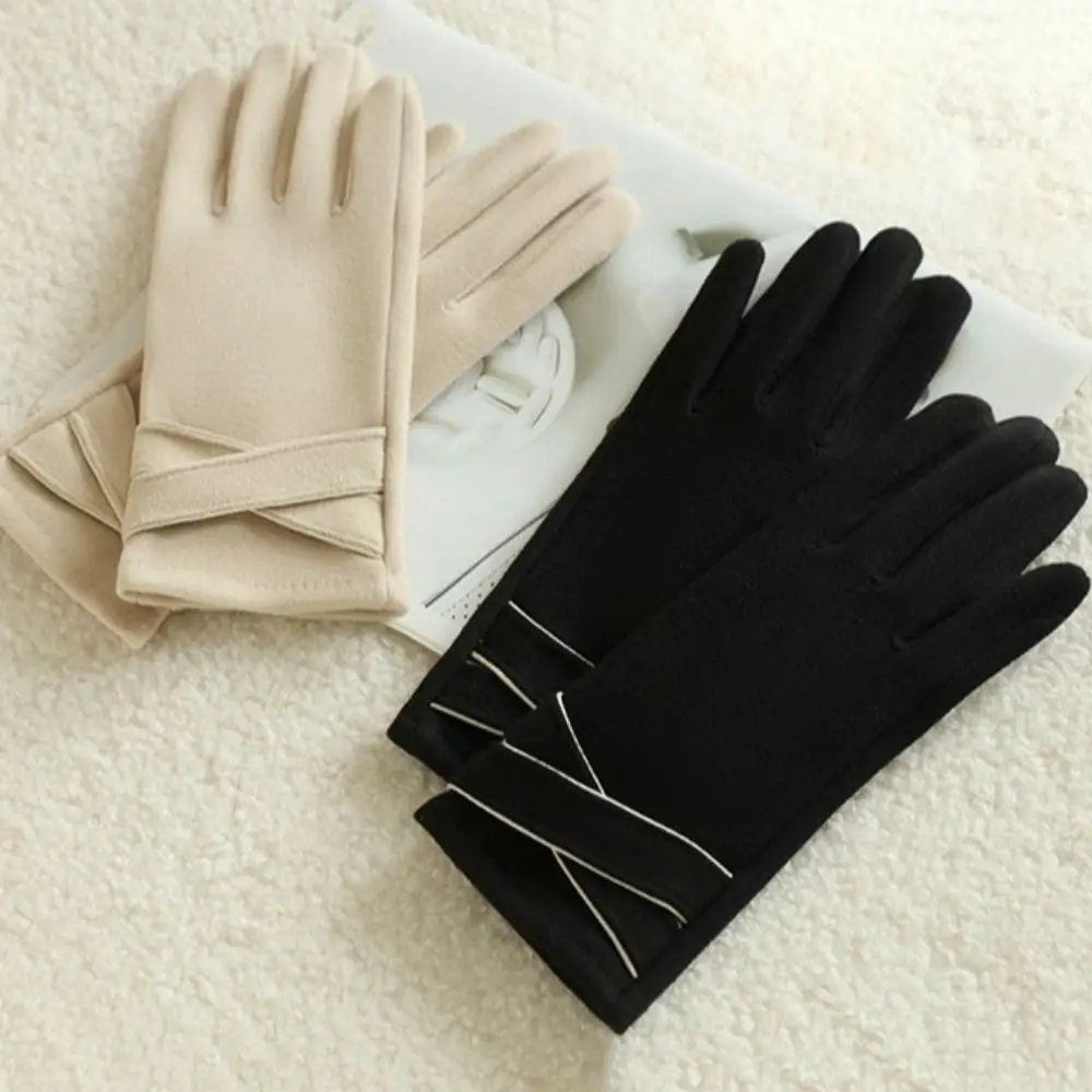 Винтажные утолщенные женские замшевые перчатки с полным пальцем, перчатки с сенсорным экраном, ветрозащитные, сохраняющие тепло, зимние варежки, женские
Винтажные утолщенные женские замшевые перчатки с полным пальцем, перчатки с сенсорным экраном, ветрозащитные, сохраняющие тепло, зимние варежки, женские