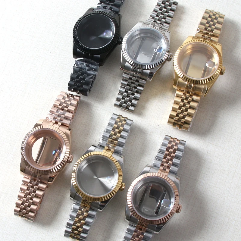 36mm/39mm NH35 Watch Case For Datejust Watch Accessories 904L Stainless Steel Fit NH35 NH36 Movement 28.5mm Dial Jubilee Band
36mm/39mm NH35 Watch Case For Datejust Watch Accessories 904L Stainless Steel Fit NH35 NH36 Movement 28.5mm Dial Jubilee Band