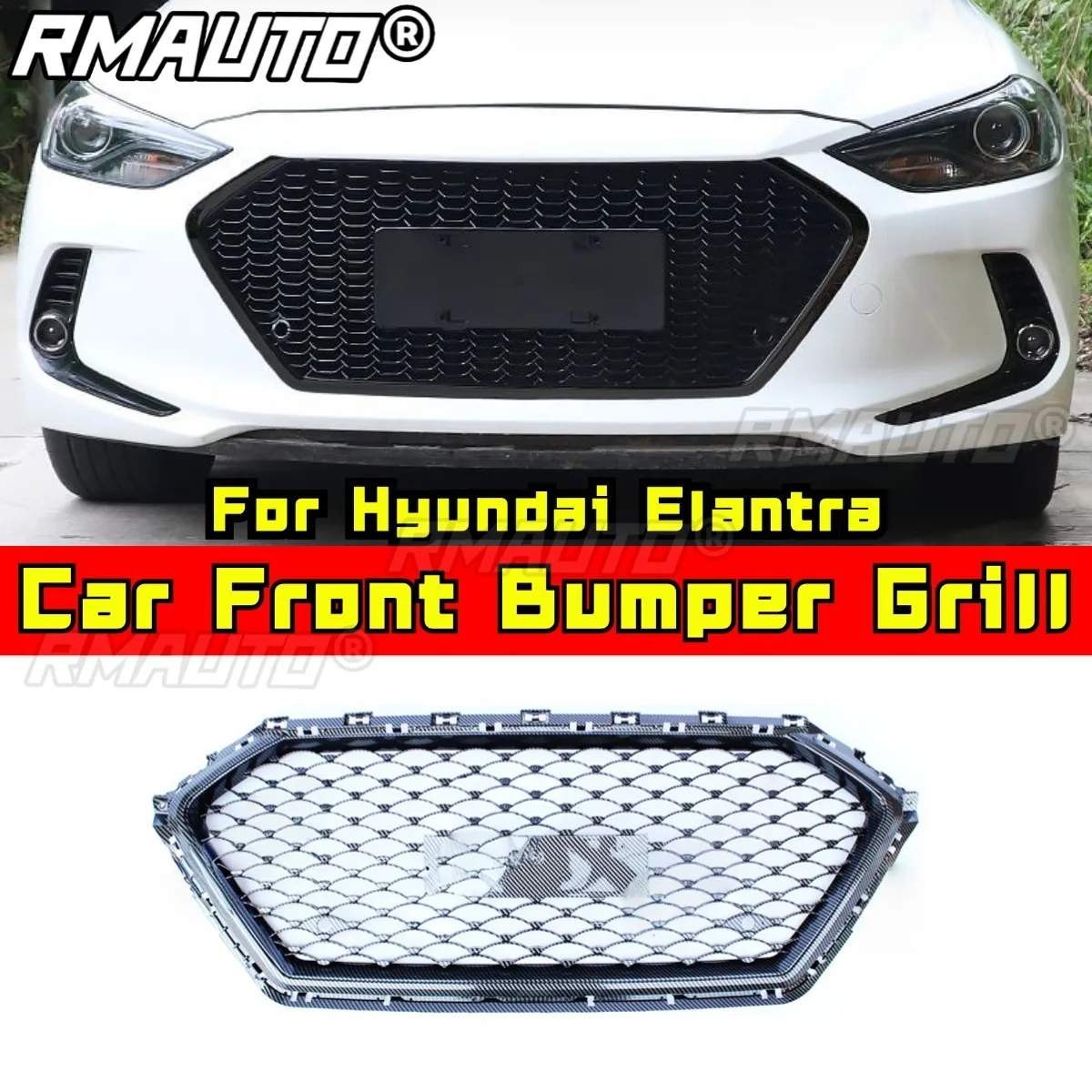 Car Grille Front Bumper Grille Racing Grills Front Grill Body Kit For Hyundai Elantra Modification Part Car Accessorie
Car Grille Front Bumper Grille Racing Grills Front Grill Body Kit For Hyundai Elantra Modification Part Car Accessorie