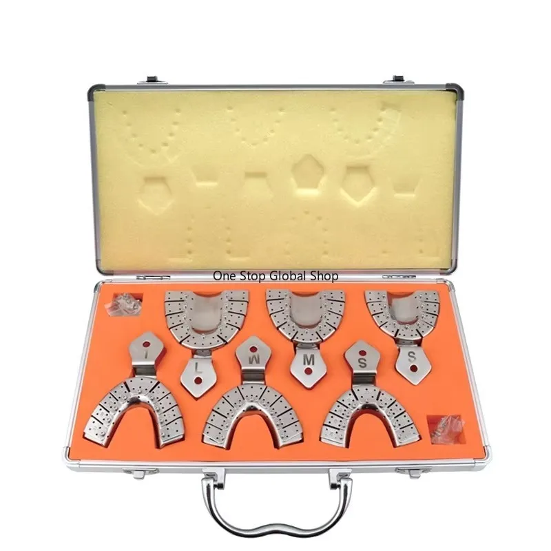 impression trays dismountable Stainless Steel Autoclavable Teeth Locator Tray Dentist Tools
impression trays dismountable Stainless Steel Autoclavable Teeth Locator Tray Dentist Tools