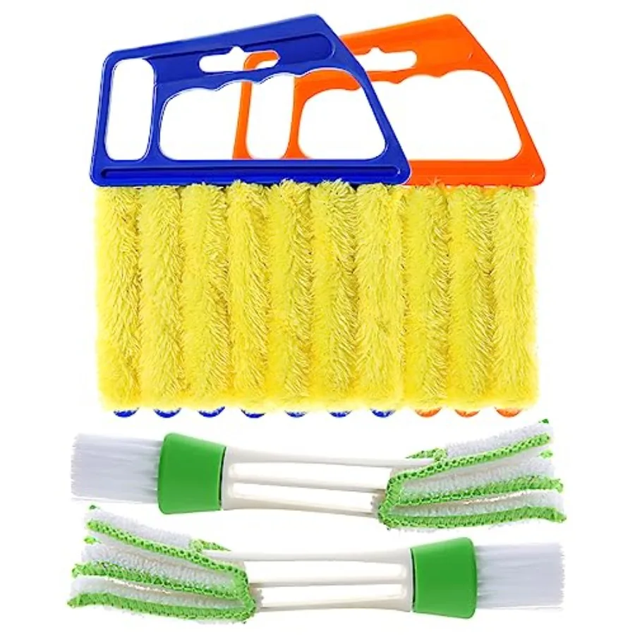 4Pcs Window Venetian Blind Cleaner Duster Tool, Washable 7 Fingers Dusting Cleaner and Air Vent Cleaner, Shutter Brush, Blinds
4Pcs Window Venetian Blind Cleaner Duster Tool, Washable 7 Fingers Dusting Cleaner and Air Vent Cleaner, Shutter Brush, Blinds