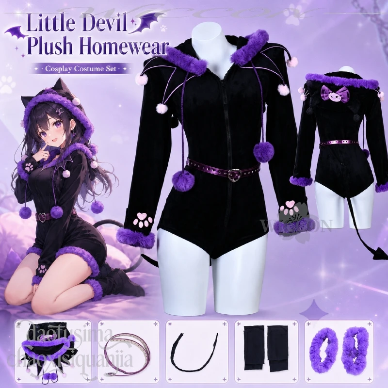 Rabbit Little Devil Plush Homewear Goth Lolita Sexy Lingerie Cat Furry Furrsuit Shorts Jumpsuit Halloween Cosplay Anime Kawaii
Rabbit Little Devil Plush Homewear Goth Lolita Sexy Lingerie Cat Furry Furrsuit Shorts Jumpsuit Halloween Cosplay Anime Kawaii