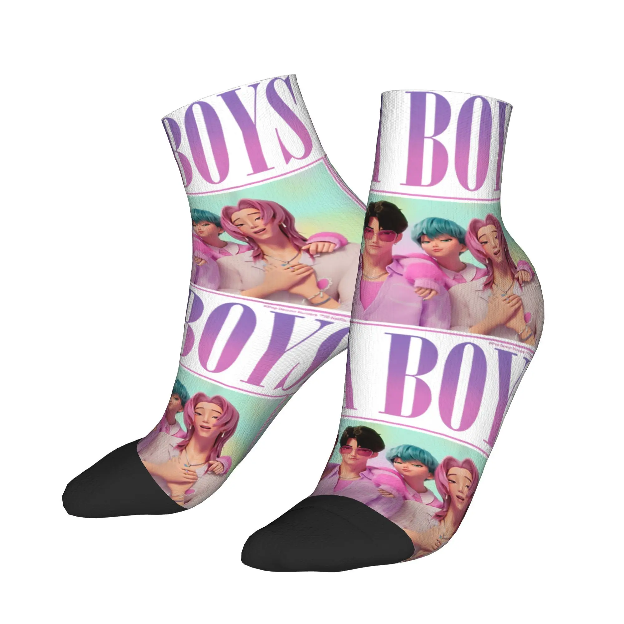 Saja Boys Group Shot Kpop Demon Hunters Socks Spring Ankle Socks Men Soft Breathable Socks Design Outdoor Sports Anti-Slip Socks
Saja Boys Group Shot Kpop Demon Hunters Socks Spring Ankle Socks Men Soft Breathable Socks Design Outdoor Sports Anti-Slip Socks