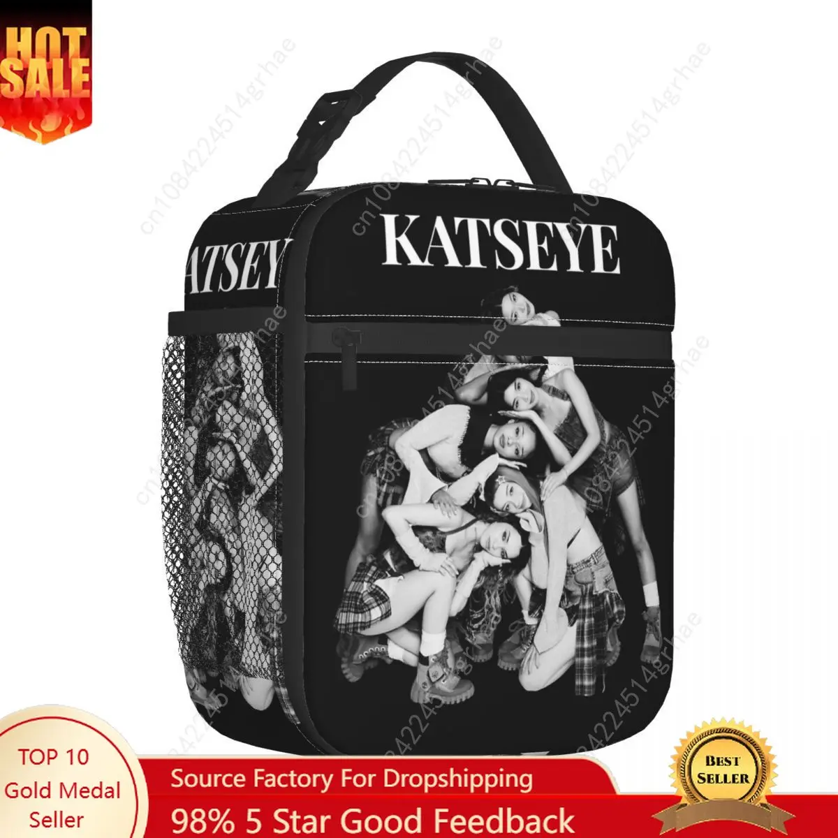 Katseye Kpop Girl Group Thermal Insulated Lunch Bag for Office Reusable Food Bag Container Cooler Thermal Food Box
Katseye Kpop Girl Group Thermal Insulated Lunch Bag for Office Reusable Food Bag Container Cooler Thermal Food Box