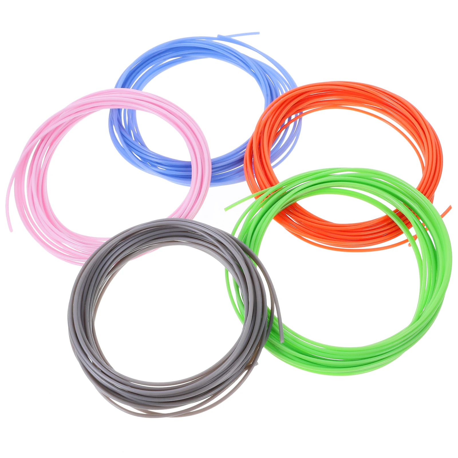5M 5Colors 1.75mm for 3D Printer Pen Smooth Non Clogging High Toughness Temperature Resistant Printing Materials
5M 5Colors 1.75mm for 3D Printer Pen Smooth Non Clogging High Toughness Temperature Resistant Printing Materials