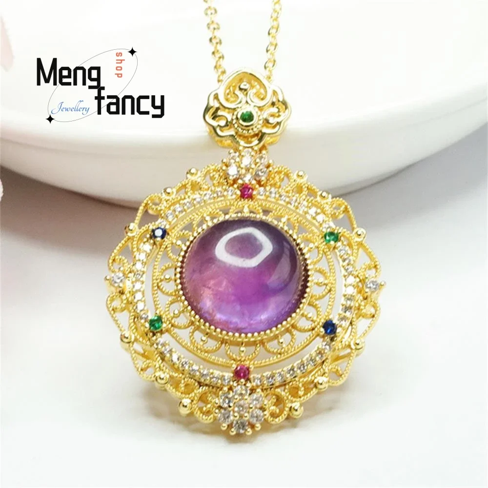 Natural Amethyst Purple Gemstone Baroque Vintage Exquisite Elegant Simple High-grade Necklace Fashion Fine Jewelry Holiday Gifts
Natural Amethyst Purple Gemstone Baroque Vintage Exquisite Elegant Simple High-grade Necklace Fashion Fine Jewelry Holiday Gifts