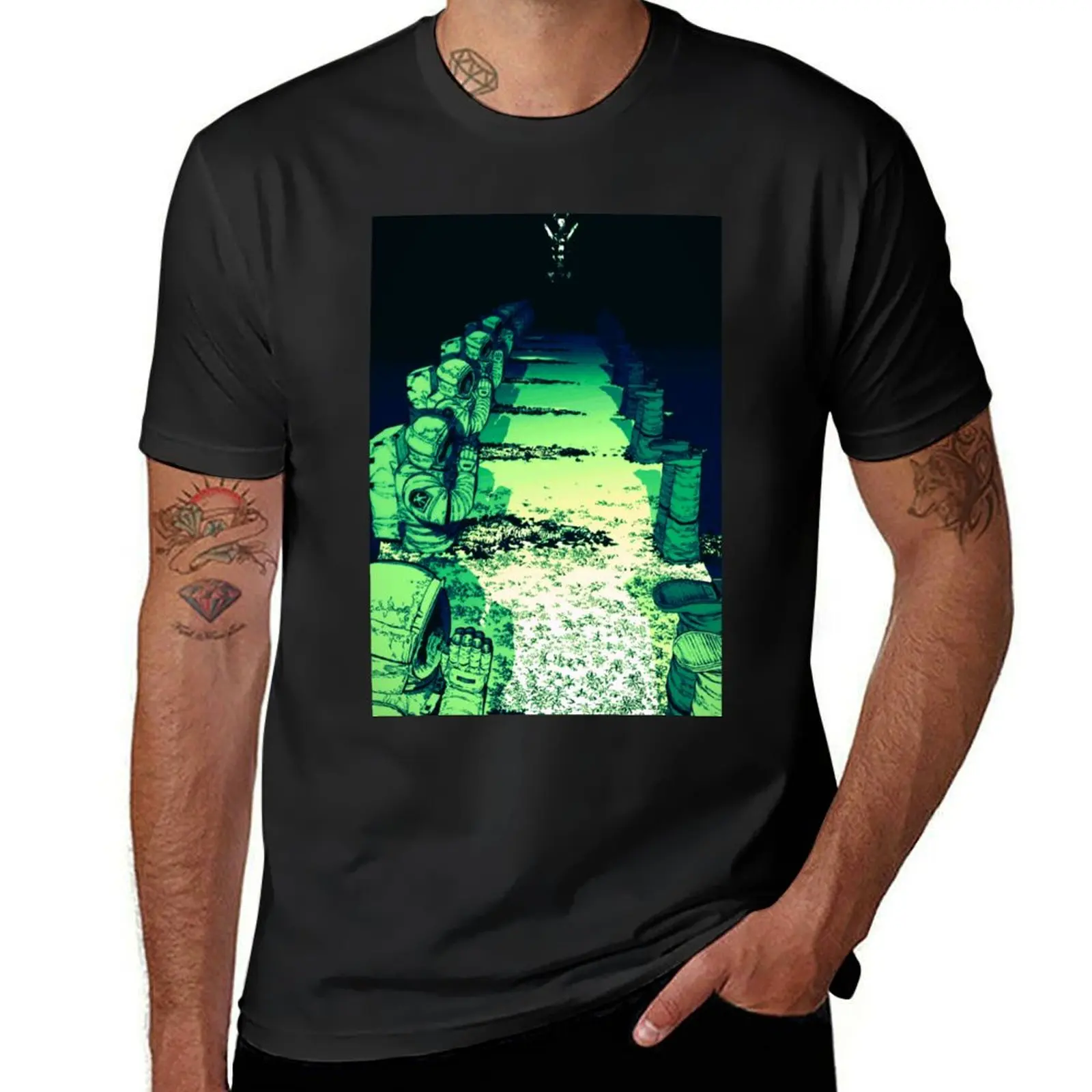 Astronauts of Hell - Green T-Shirt blanks vintage oversized t shirts for men cotton
Astronauts of Hell - Green T-Shirt blanks vintage oversized t shirts for men cotton