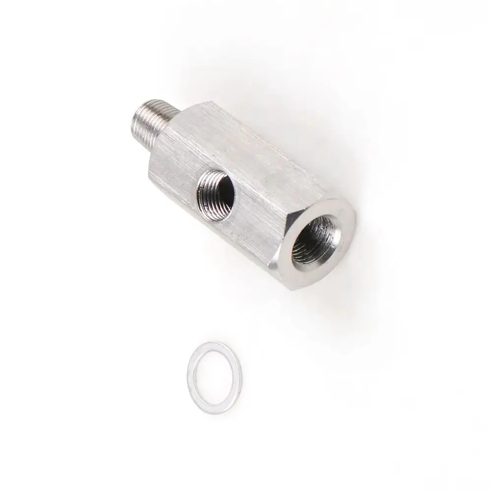 Oil Pressure Sensor Tee 1/8 BSPT to NPT Adapter Turbo Supply Feed Line Fitting Kit
Oil Pressure Sensor Tee 1/8 BSPT to NPT Adapter Turbo Supply Feed Line Fitting Kit