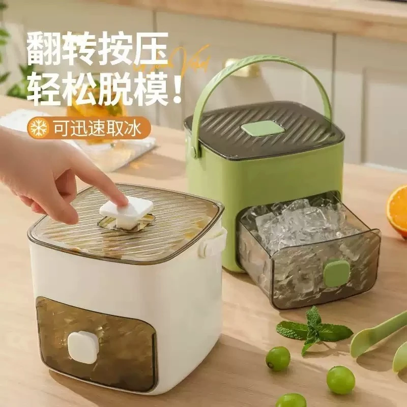 48 Grid Ice Mold Maker Easy Press Lid Double Layer DIY Ice Tray For Drinks Kitchen Accessory Gadget
48 Grid Ice Mold Maker Easy Press Lid Double Layer DIY Ice Tray For Drinks Kitchen Accessory Gadget