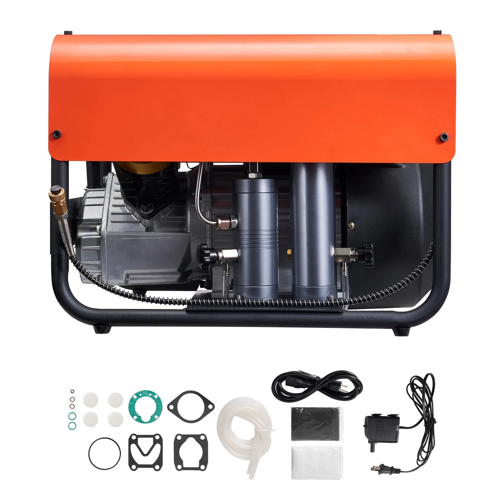 SucceBuy PCP Air Compressor 4500PSI/30Mpa Diving Scuba Tank Double-Cylinder Auto Stop with External Water & Fan Cooling System
SucceBuy PCP Air Compressor 4500PSI/30Mpa Diving Scuba Tank Double-Cylinder Auto Stop with External Water & Fan Cooling System