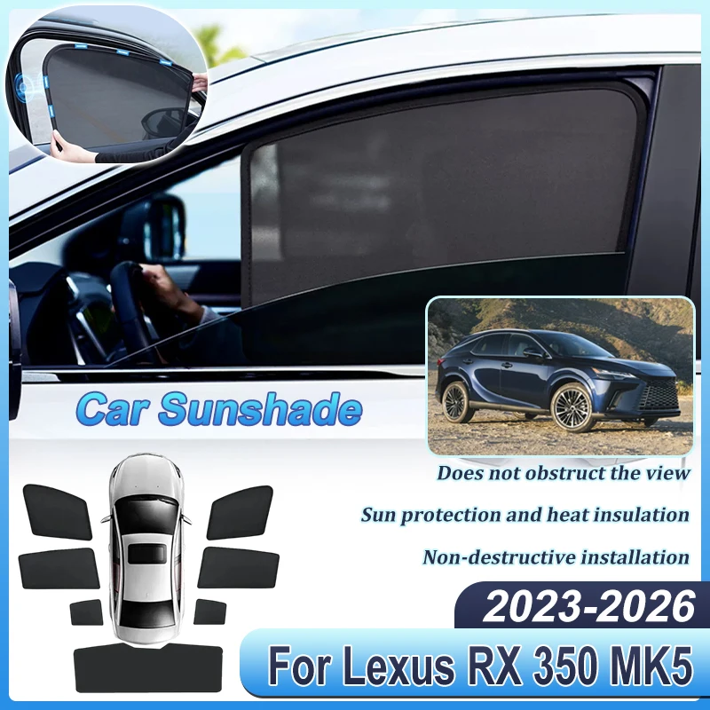 Auto Mesh Sunshade For Lexus RX 350 350h MK5 Accessories 2023 2024-2026 Sun Visors Windows Sunshades Sun Shades Privacy Curtain
Auto Mesh Sunshade For Lexus RX 350 350h MK5 Accessories 2023 2024-2026 Sun Visors Windows Sunshades Sun Shades Privacy Curtain