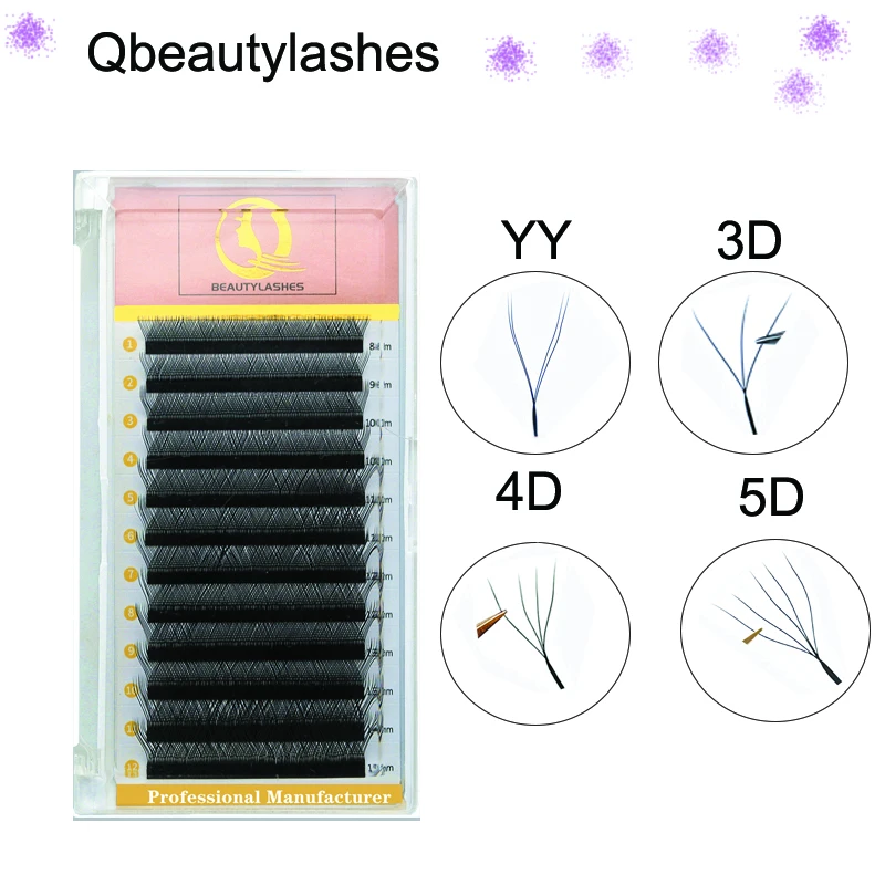 Qbeautylashes YY 3D 4D 5D Shaped Classic Eyelash Extensions Soft and Long Lasting Beauty Products Eyelash Extension Salons
Qbeautylashes YY 3D 4D 5D Shaped Classic Eyelash Extensions Soft and Long Lasting Beauty Products Eyelash Extension Salons