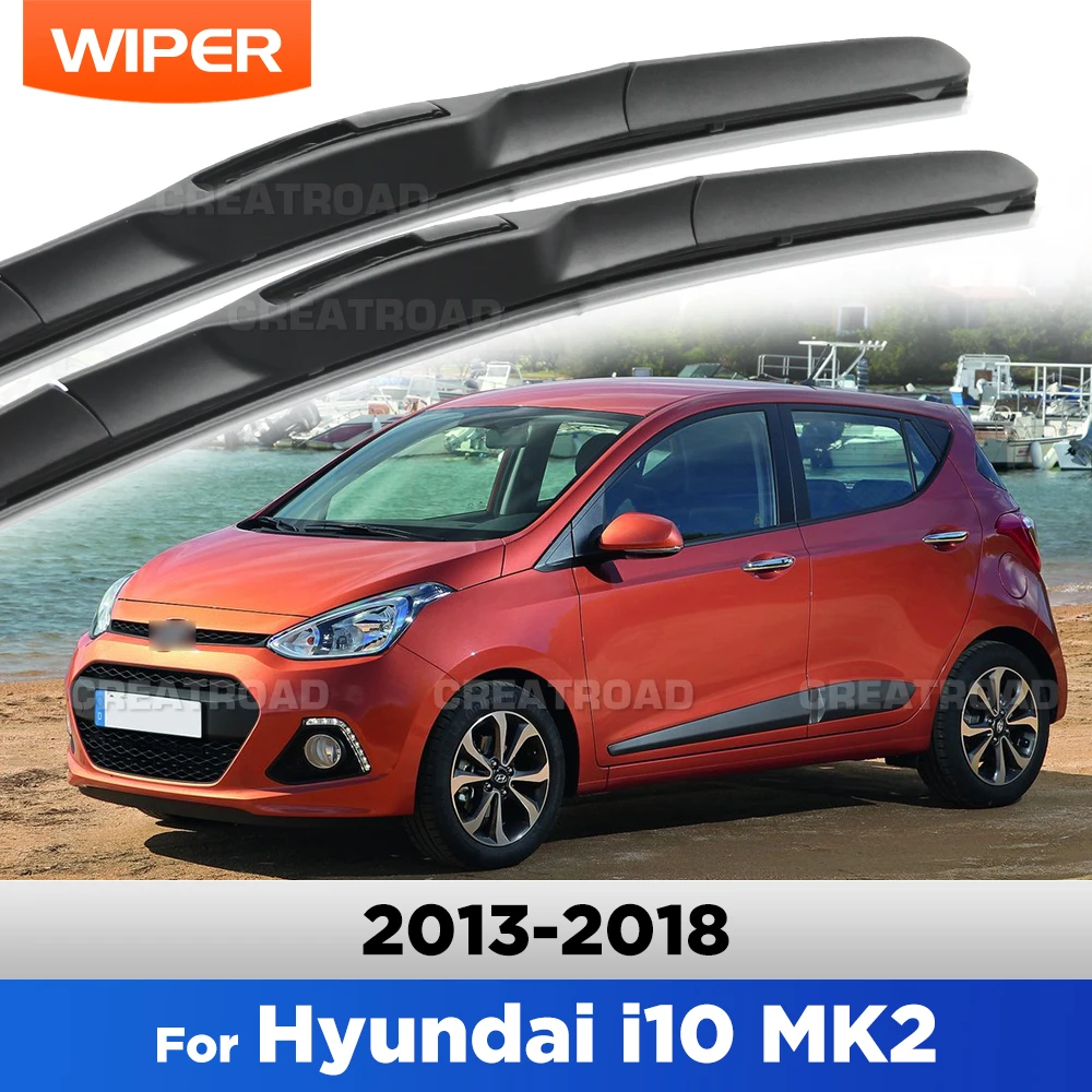 For Hyundai i10 MK2 2013-2018 2014 2015 2016 2017 Wiper Front Wiper Blades Windshield Windscreen Window Brush 22"+16"
For Hyundai i10 MK2 2013-2018 2014 2015 2016 2017 Wiper Front Wiper Blades Windshield Windscreen Window Brush 22"+16"