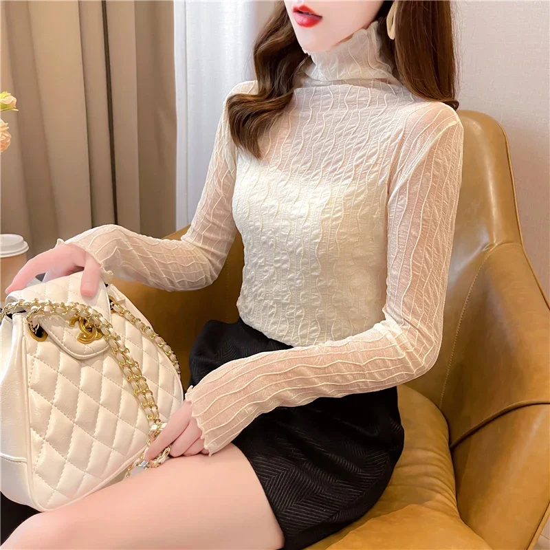 Blouses Women Solid Slim Sexy Ruffles Collar Temperament All Match Trendy Design Gentle Ladies Clothes Lightweight Cozy Vintage
Blouses Women Solid Slim Sexy Ruffles Collar Temperament All Match Trendy Design Gentle Ladies Clothes Lightweight Cozy Vintage