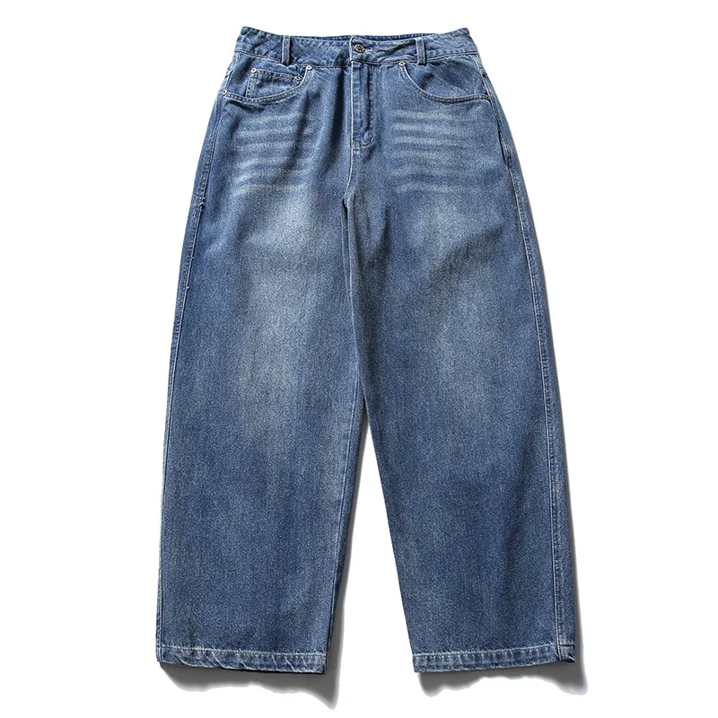 Solid Color Men Straight Jeans Spring New Simple Washed Casual Wide Leg Denim Pants Y2k Streetwear Unisex Full Length Trousers
Solid Color Men Straight Jeans Spring New Simple Washed Casual Wide Leg Denim Pants Y2k Streetwear Unisex Full Length Trousers