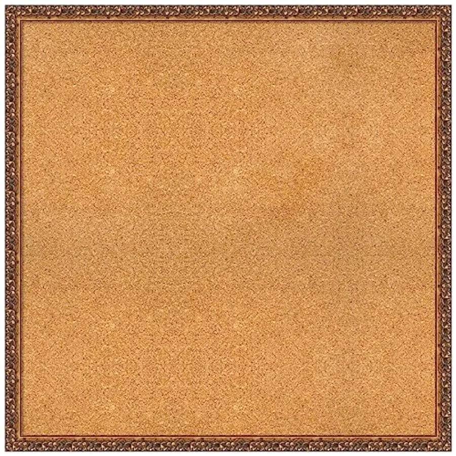 Natural Cork Board for Wall 32x32 Vision Board with Bronze Frame Large Corkboard Office Decor for Home Organization Traditional
Natural Cork Board for Wall 32x32 Vision Board with Bronze Frame Large Corkboard Office Decor for Home Organization Traditional