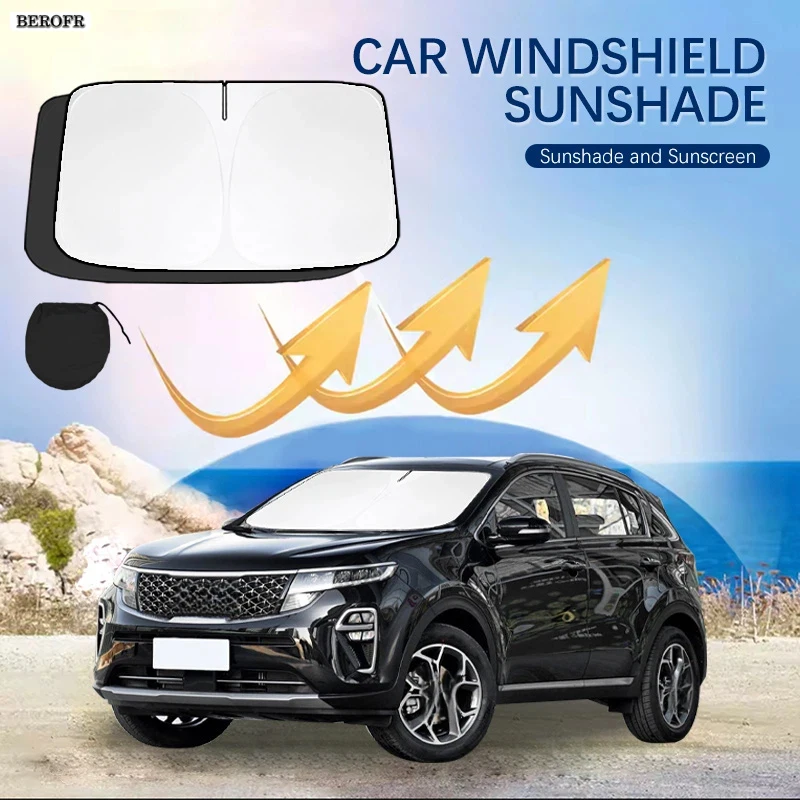 Car Windshield Sun Shade Covers Front Window Sunscreen UV Parasol For Kia KX5 Sportage 4 QL Niro EV6 Summer Car Accessories
Car Windshield Sun Shade Covers Front Window Sunscreen UV Parasol For Kia KX5 Sportage 4 QL Niro EV6 Summer Car Accessories