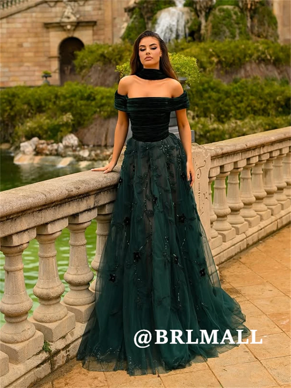 BRLMALL Peacock Womens Long Formal Dress A Line Tulle Evening Dresses Off the Shoulder Party Gowns Beaded Appliques Dress
BRLMALL Peacock Womens Long Formal Dress A Line Tulle Evening Dresses Off the Shoulder Party Gowns Beaded Appliques Dress