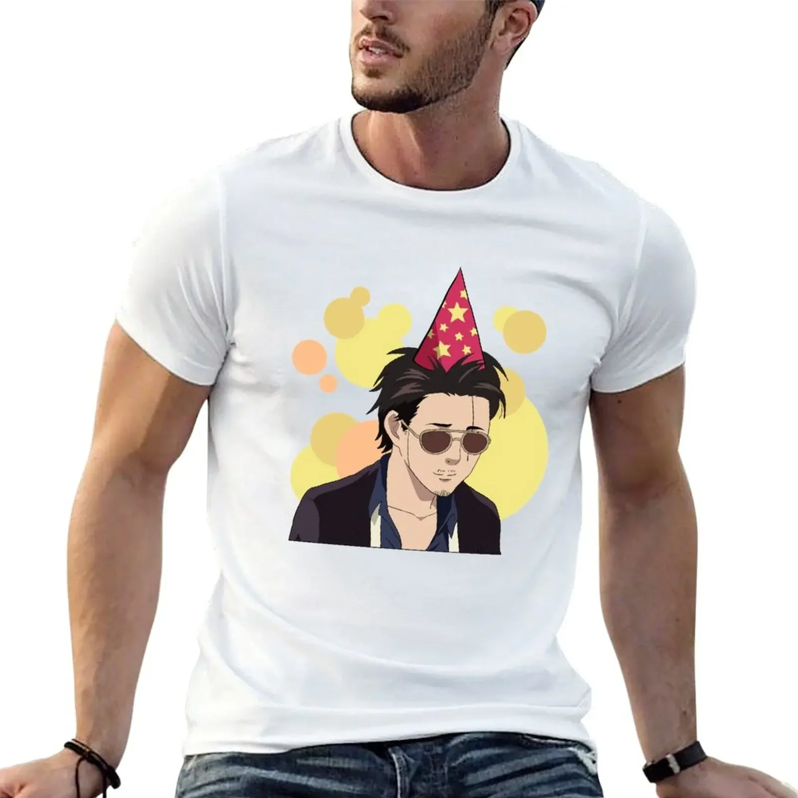 The Way of the House Husband - Tatsu Birthday Hat T-Shirt quick-drying customizeds designer t shirt men
The Way of the House Husband - Tatsu Birthday Hat T-Shirt quick-drying customizeds designer t shirt men