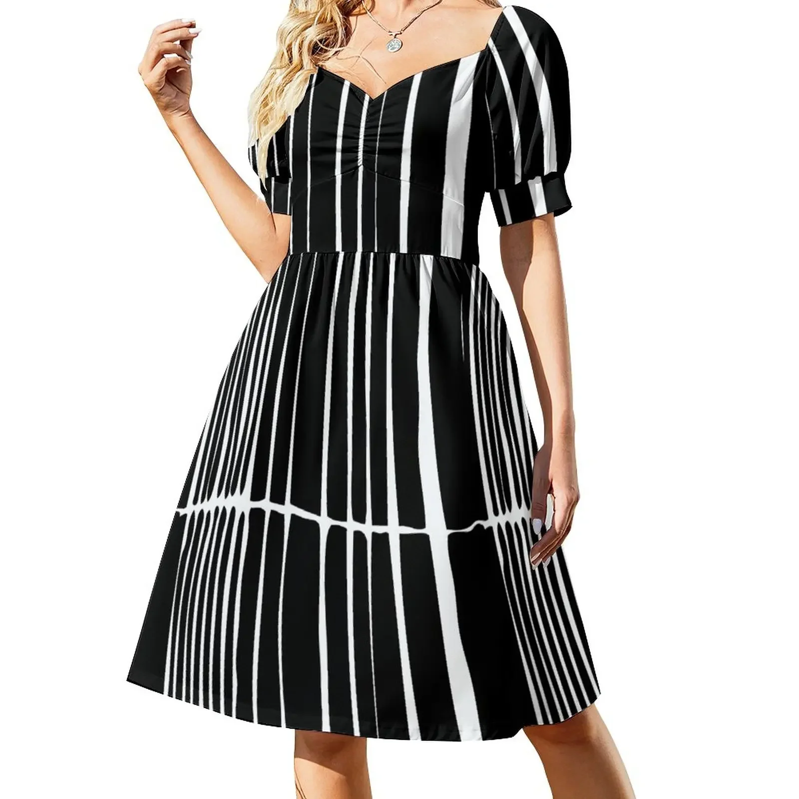 Abstract Black and White Stripe Short-Sleeved Dress women's evening dress 2025 party dresses women evening dress woman
Abstract Black and White Stripe Short-Sleeved Dress women's evening dress 2025 party dresses women evening dress woman