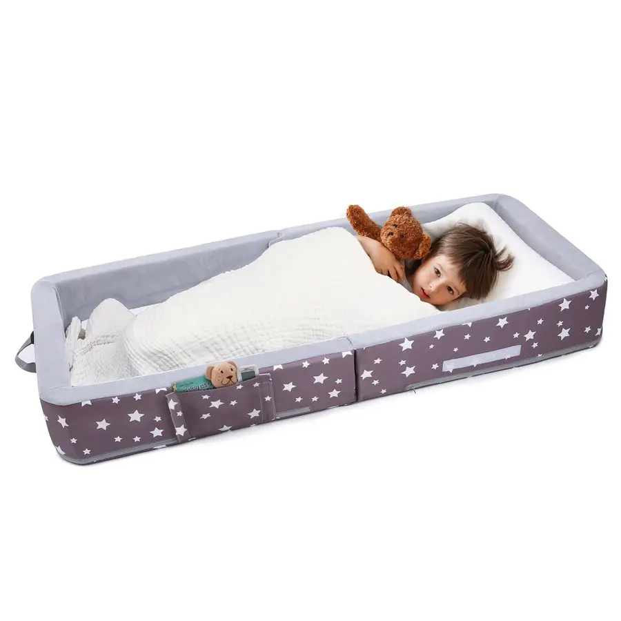 Складная напольная кровать для малышей с боками, складная детская кровать для путешествий, детская спальная кроватка из пенопласта для детей 18 месяцев, 5 лет
Складная напольная кровать для малышей с боками, складная детская кровать для путешествий, детская спальная кроватка из пенопласта для детей 18 месяцев, 5 лет