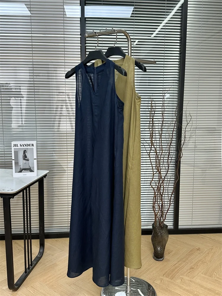 Paiye Roman VIBE 100% Natural Linen Elegant Sleeveless Neckline Dress Women's B62608 High Waist A-Line Summer Dress CityWalk
Paiye Roman VIBE 100% Natural Linen Elegant Sleeveless Neckline Dress Women's B62608 High Waist A-Line Summer Dress CityWalk