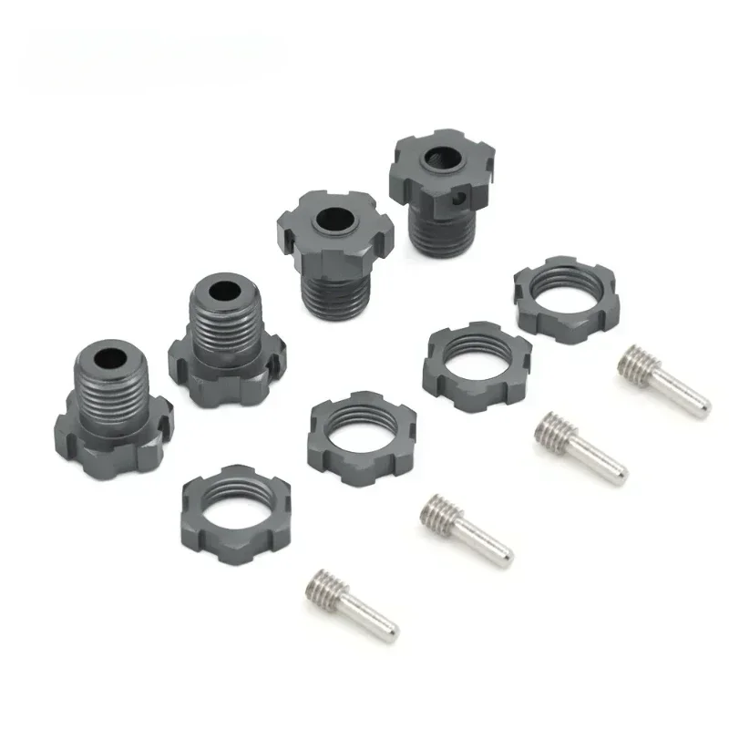 4Pcs Aluminum 17mm Splined Wheel Hex Hub Nut for Trxs E-Revo Revo 3.3 E-Maxx Summit Slayer Pro 4X4 1/10 RC Monster Truck
4Pcs Aluminum 17mm Splined Wheel Hex Hub Nut for Trxs E-Revo Revo 3.3 E-Maxx Summit Slayer Pro 4X4 1/10 RC Monster Truck