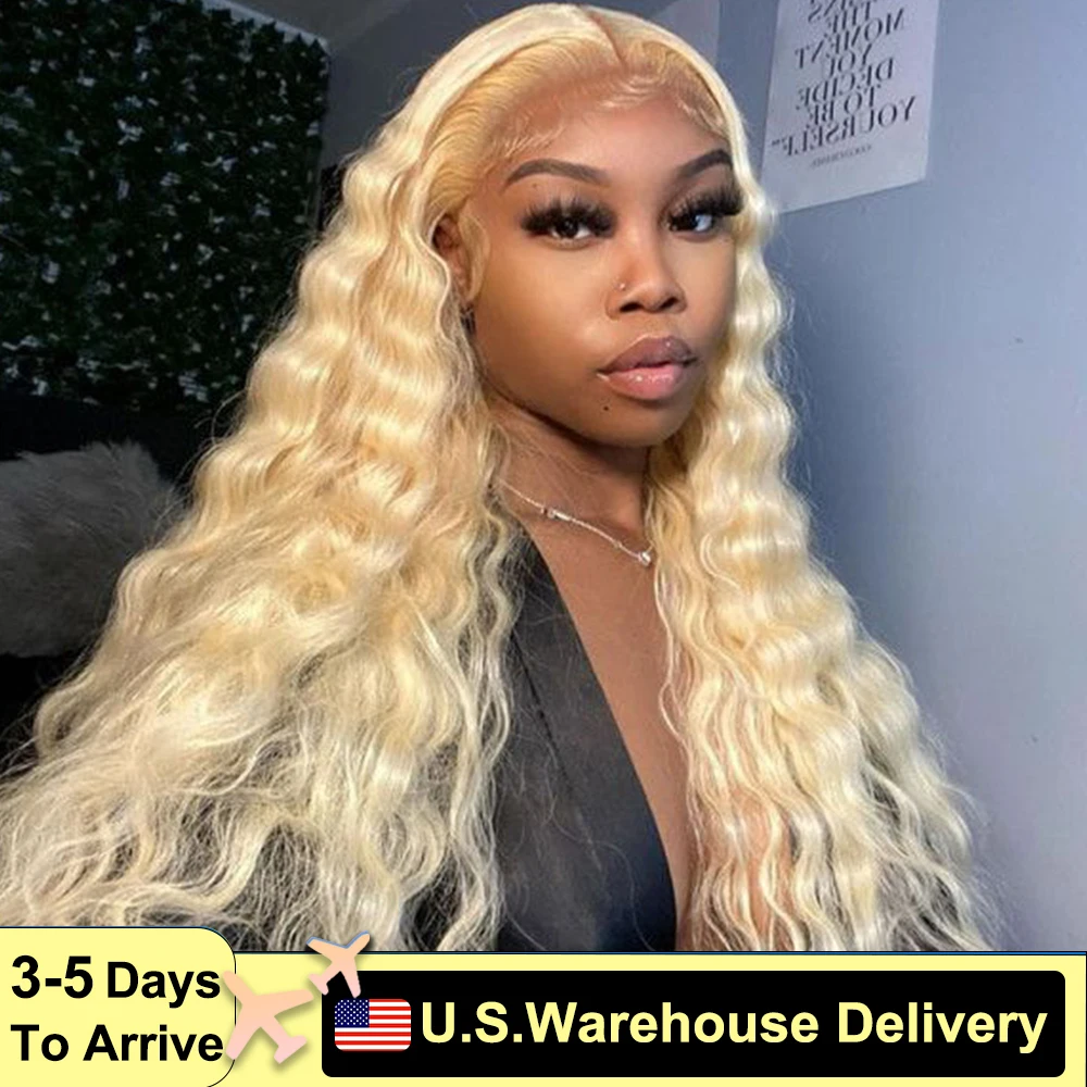13x6 Hd Lace Frontal Wig 613 Blonde Wig 13x4 Lace Human Hair Wigs Deep Wave Brazilian Hair Curly Human Hair Wigs For Women
13x6 Hd Lace Frontal Wig 613 Blonde Wig 13x4 Lace Human Hair Wigs Deep Wave Brazilian Hair Curly Human Hair Wigs For Women