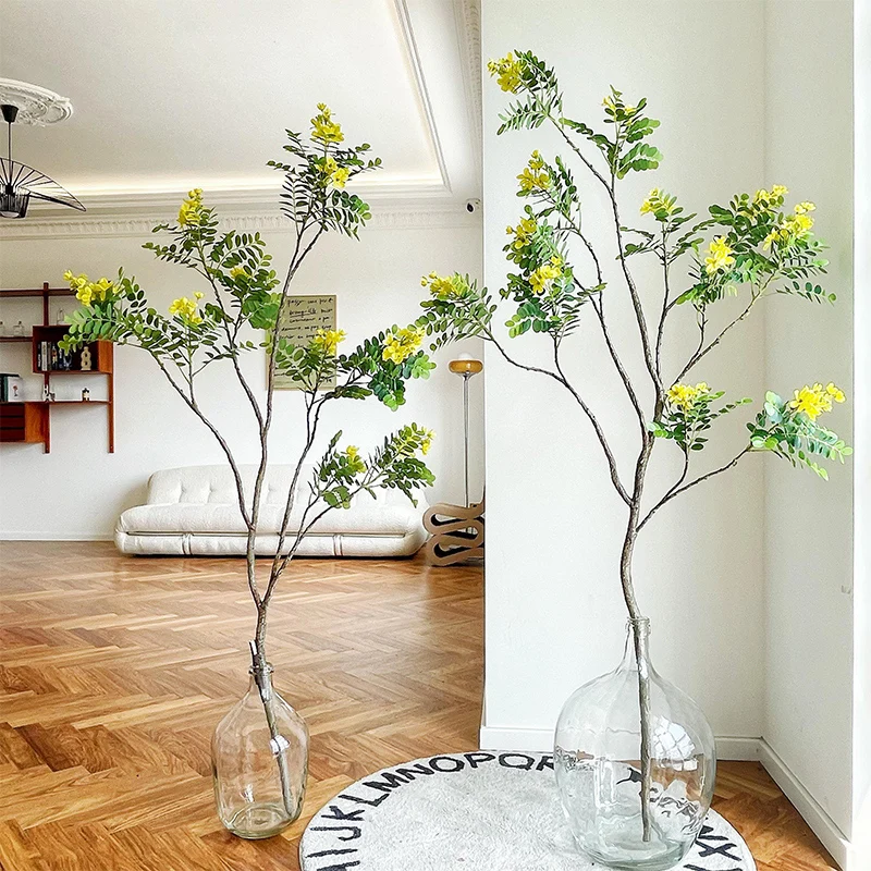 Simulation green plant yellow flower fake flowers landing plant living room bedroom ins wind small fresh flower ornaments 
Simulation green plant yellow flower fake flowers landing plant living room bedroom ins wind small fresh flower ornaments