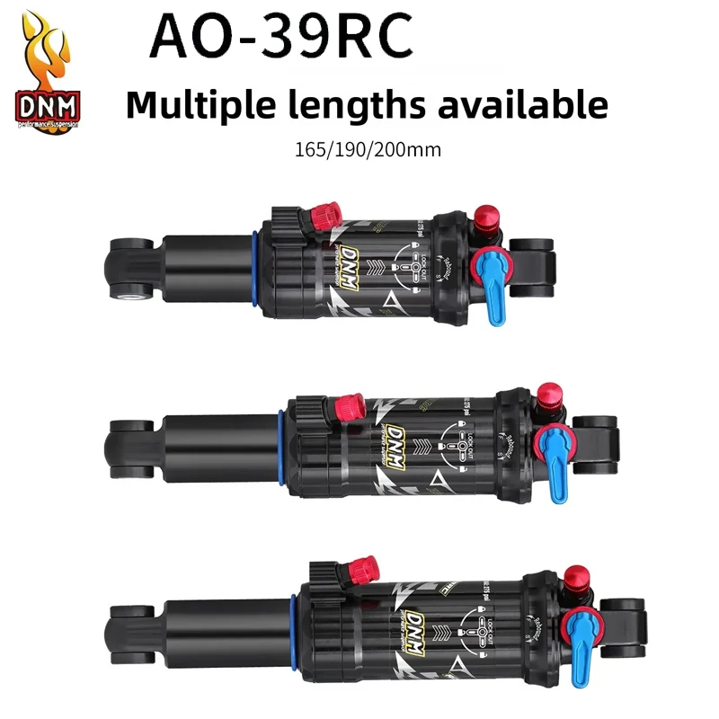 DNM AO-39RC aluminum alloy bicycle shock absorber 165/190/200mm mountain bike pneumatic soft tail off-road shock absorber
DNM AO-39RC aluminum alloy bicycle shock absorber 165/190/200mm mountain bike pneumatic soft tail off-road shock absorber