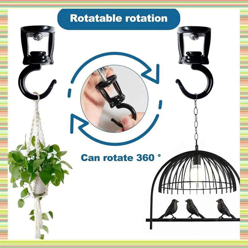 A97P 6 Pcs Ceiling Hooks For Hanging Plants,Heavy Duty Metal Plant Hooks, Screw In Hooks For Hanging Birdfeeders Durable Easy To
A97P 6 Pcs Ceiling Hooks For Hanging Plants,Heavy Duty Metal Plant Hooks, Screw In Hooks For Hanging Birdfeeders Durable Easy To