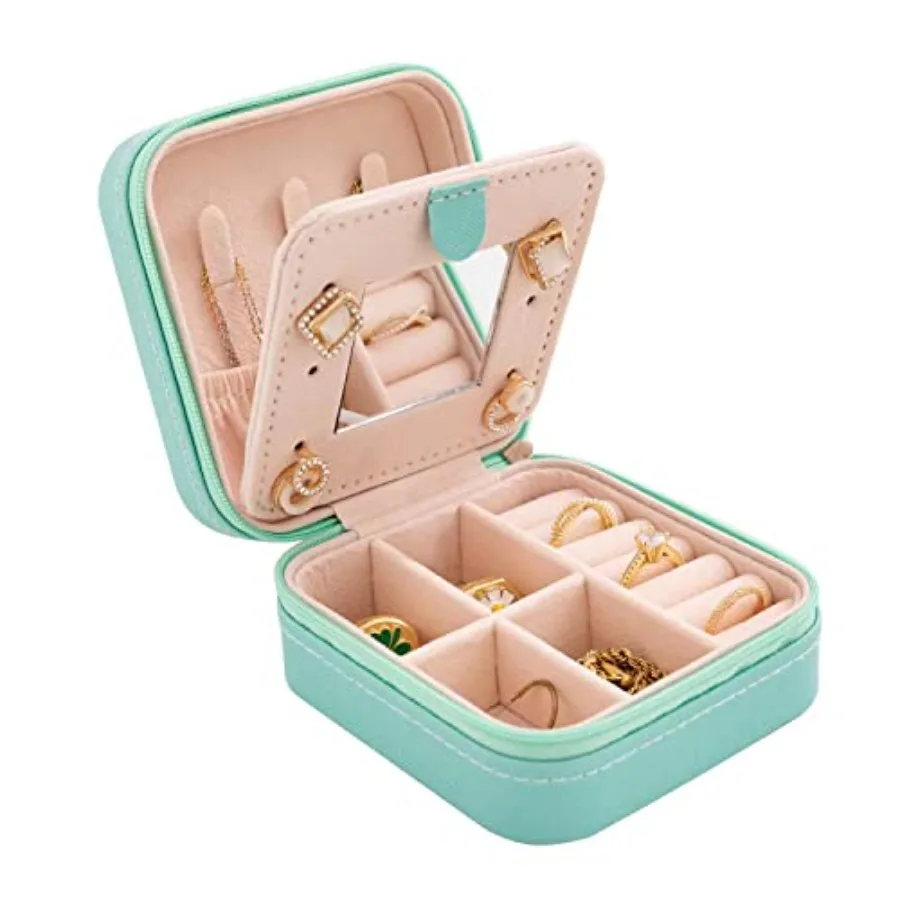 Travel jewelry case Travel jewelry box Travel Jewelry Organizer Small Jewelry Organizer Box Gift for Girls Women with Mirror Bl
Travel jewelry case Travel jewelry box Travel Jewelry Organizer Small Jewelry Organizer Box Gift for Girls Women with Mirror Bl