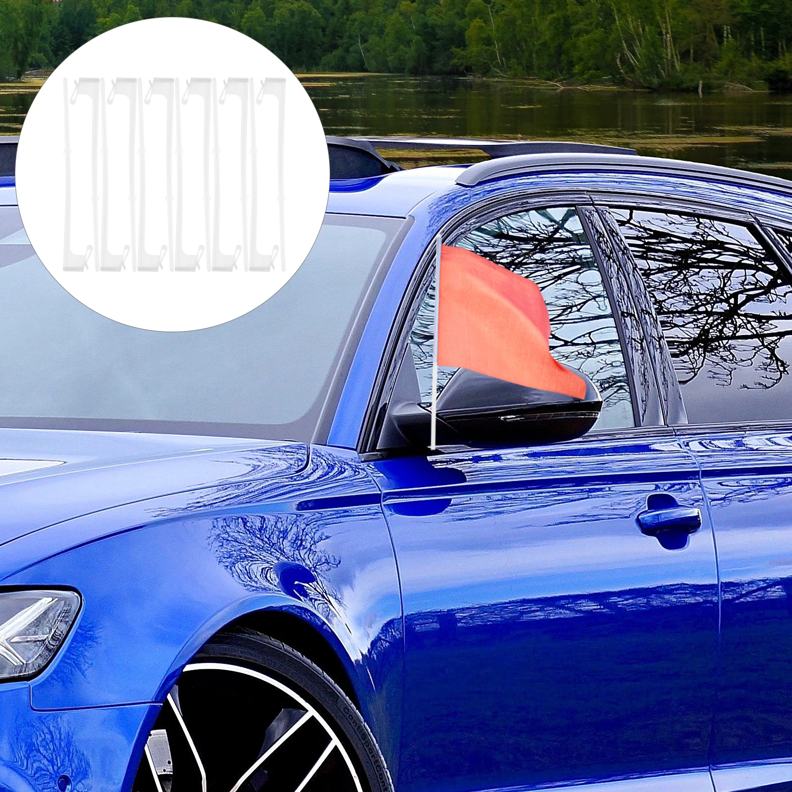 12Pcs Car Window Flagpoles Durable Plastic Clip on Flag Holders Vehicle Flag Racks for Truck Bus Car Nation Safety Flags
12Pcs Car Window Flagpoles Durable Plastic Clip on Flag Holders Vehicle Flag Racks for Truck Bus Car Nation Safety Flags