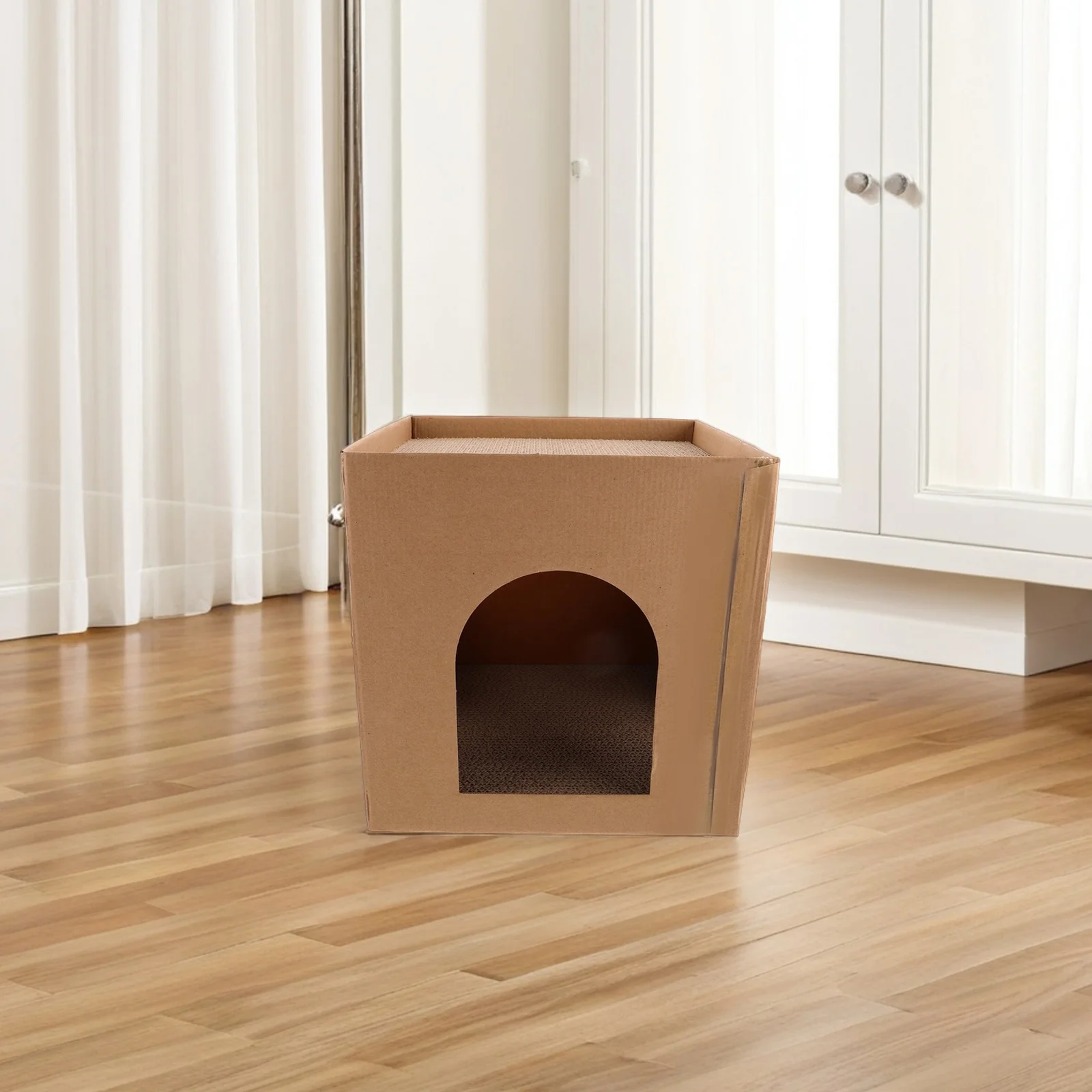 Cat Scratching Board Durable Corrugated Paper Nest Cozy Resting Spot Large Area Safe Materials Square Shape Cat Scratchpad
Cat Scratching Board Durable Corrugated Paper Nest Cozy Resting Spot Large Area Safe Materials Square Shape Cat Scratchpad
