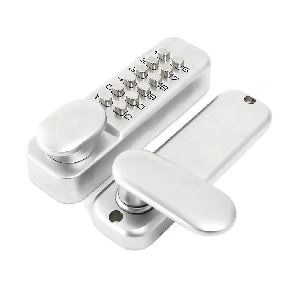 Механический бесключевой кодовый замок с кнопкой фиксации для дверей толщиной 30-60 мм
Механический бесключевой кодовый замок с кнопкой фиксации для дверей толщиной 30-60 мм