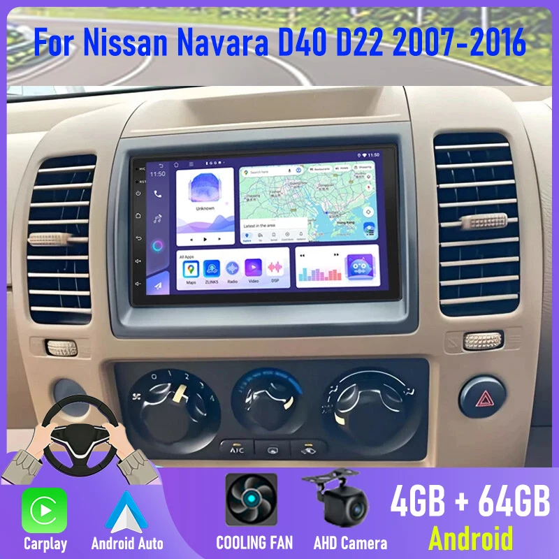 7'' For Nissan Navara D22 D40 2007-2016 Car Radio Apple Carplay Android Auto GPS FM BT
7'' For Nissan Navara D22 D40 2007-2016 Car Radio Apple Carplay Android Auto GPS FM BT