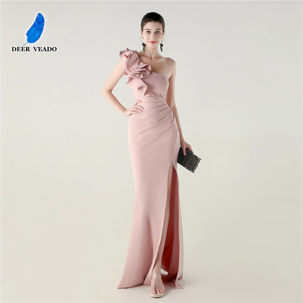 DEERVEADO 10 Candy Colors Mermaid One Shoulder Evening Dress Woman Elegant Formal Occasion Dress Prom Party Maxi Dresses
DEERVEADO 10 Candy Colors Mermaid One Shoulder Evening Dress Woman Elegant Formal Occasion Dress Prom Party Maxi Dresses