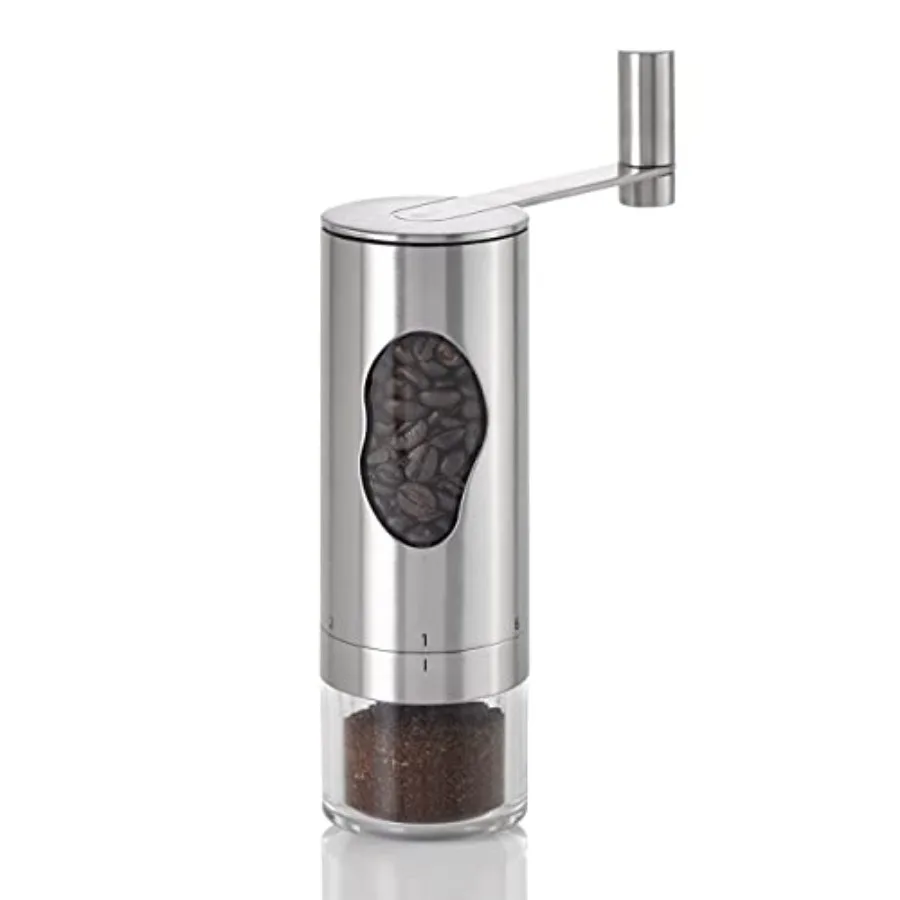 Mrs. Bean Stainless Steel Coffee Grinder - 7" Manual Coffee Burr Grinder with Adjustable Coarseness Settings - Stainless Steel
Mrs. Bean Stainless Steel Coffee Grinder - 7" Manual Coffee Burr Grinder with Adjustable Coarseness Settings - Stainless Steel