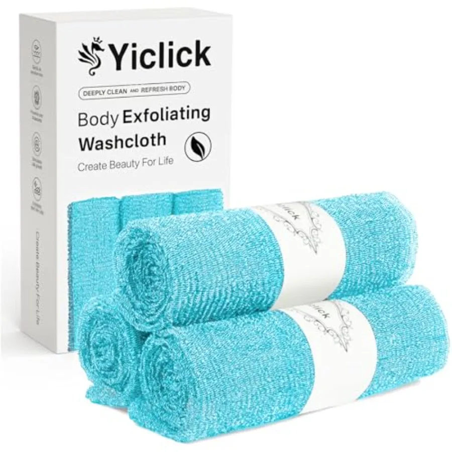 Exfoliating Washcloth Towel, Japanese Exfoliating Bath Wash Cloth for Body Exfoliation, Korean Back Scrubber Washer for Shower,
Exfoliating Washcloth Towel, Japanese Exfoliating Bath Wash Cloth for Body Exfoliation, Korean Back Scrubber Washer for Shower,