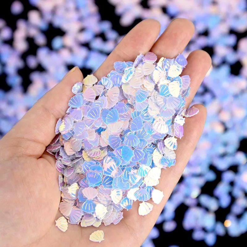 Shiny Iridescent Shell PVC Sequins Mermaid Confetti DIY Nail Art Crafts Jewelry Clothing Embellishments Ocean Themed Party Decor
Shiny Iridescent Shell PVC Sequins Mermaid Confetti DIY Nail Art Crafts Jewelry Clothing Embellishments Ocean Themed Party Decor