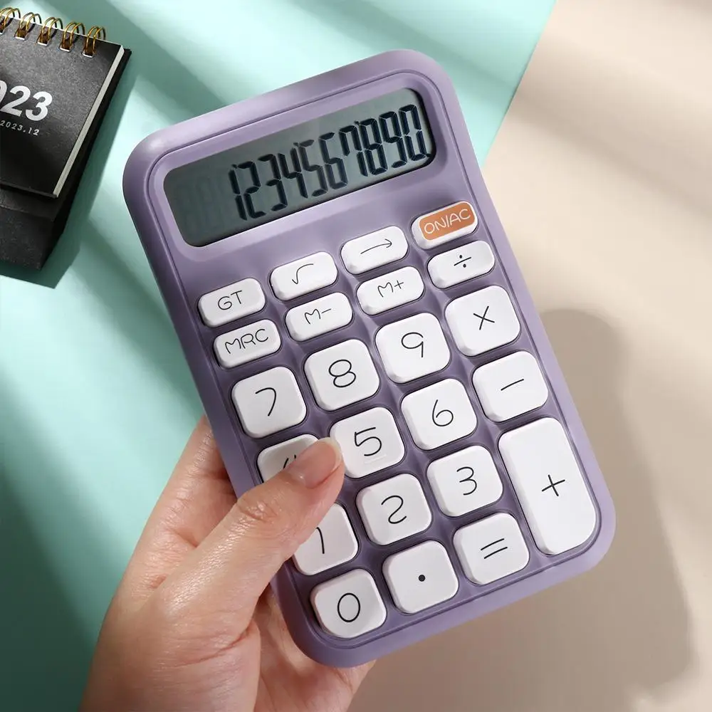 Mechanical Keyboard High-color Sugar Calculator High Sensitivity Button 12 Digit Simple Solid Color Calculator Colorful Cute
Mechanical Keyboard High-color Sugar Calculator High Sensitivity Button 12 Digit Simple Solid Color Calculator Colorful Cute
