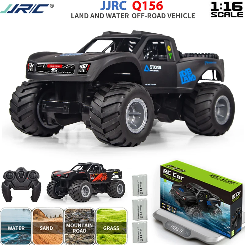 JJRC Q156 1/16 4WD автомобиль с дистанционным управлением, высокоскоростной 2,4G, внедорожник-амфибия Monster, электрический радиоуправляемый альпинистский автомобиль, игрушки для детей
JJRC Q156 1/16 4WD автомобиль с дистанционным управлением, высокоскоростной 2,4G, внедорожник-амфибия Monster, электрический радиоуправляемый альпинистский автомобиль, игрушки для детей