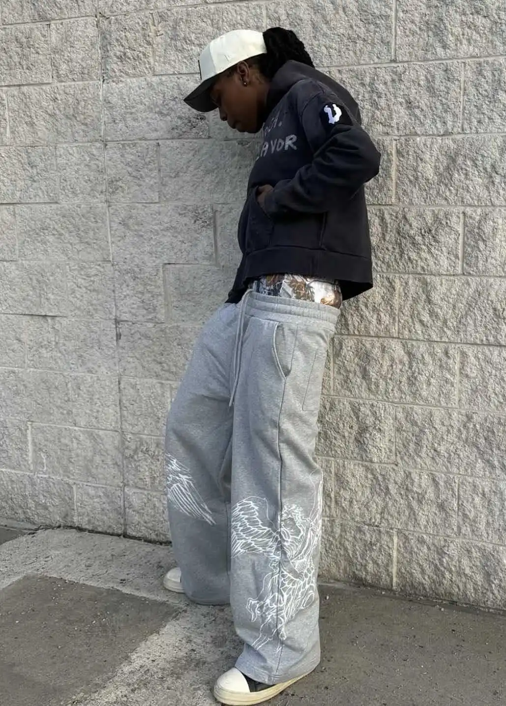 American fake two piece pants men double waist headband loose casual pants cargo pants hip hop streetwear joggers men clothing
American fake two piece pants men double waist headband loose casual pants cargo pants hip hop streetwear joggers men clothing