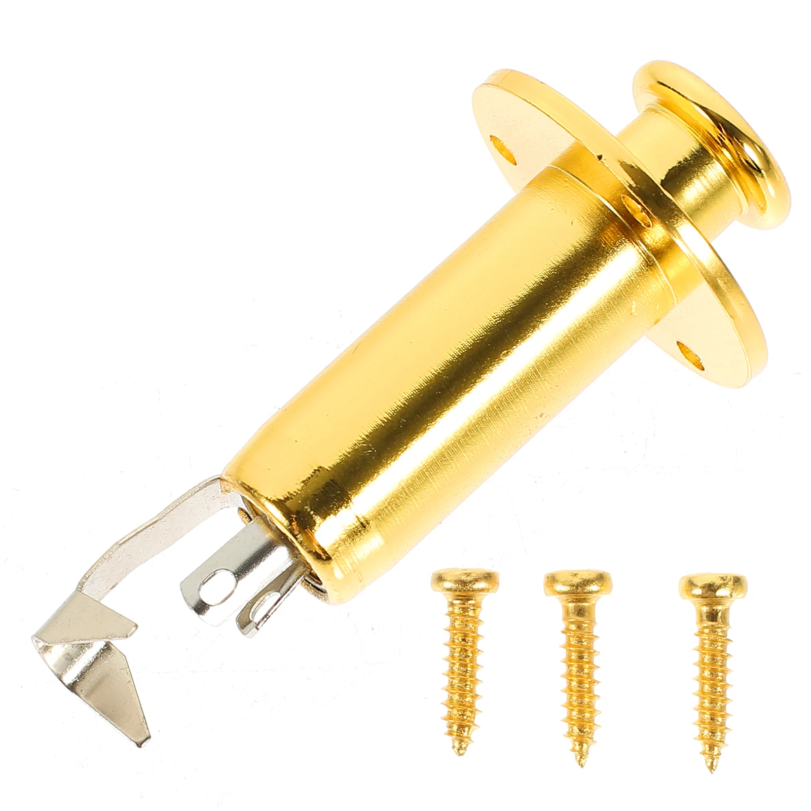 Plug Vibration Pickup Jack Universal Guitar Input Output Socket Endpin Base Golden Stereo
Plug Vibration Pickup Jack Universal Guitar Input Output Socket Endpin Base Golden Stereo
