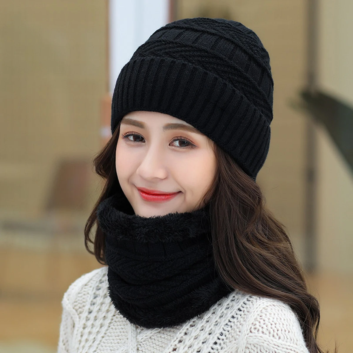 2023 New Winter Beanie Hat for Women Knitted Hat Winter Cap Beanie Thick Wool Neck Scarf Cap Warm Outdoor Windproof Hat
2023 New Winter Beanie Hat for Women Knitted Hat Winter Cap Beanie Thick Wool Neck Scarf Cap Warm Outdoor Windproof Hat