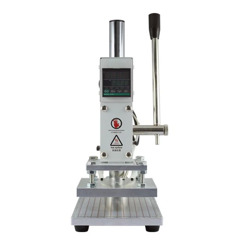 500W220V Manual Hot Foil Stamping Guide Bronzing Machine Heat Press Machine for PVC Skin and Paper Card Stamping
500W220V Manual Hot Foil Stamping Guide Bronzing Machine Heat Press Machine for PVC Skin and Paper Card Stamping